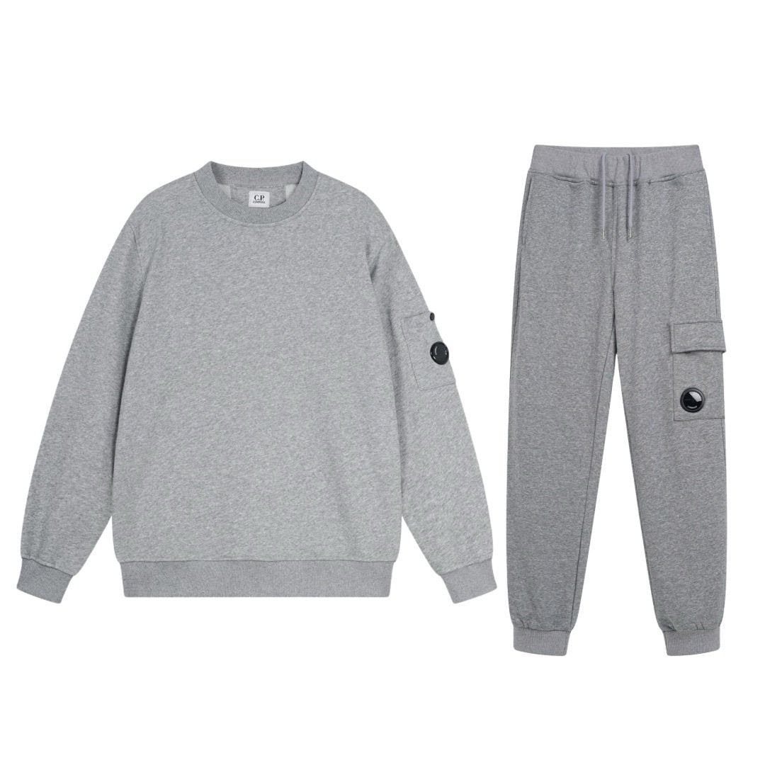 C.P. Company Light Fleece Tracksuit In Black