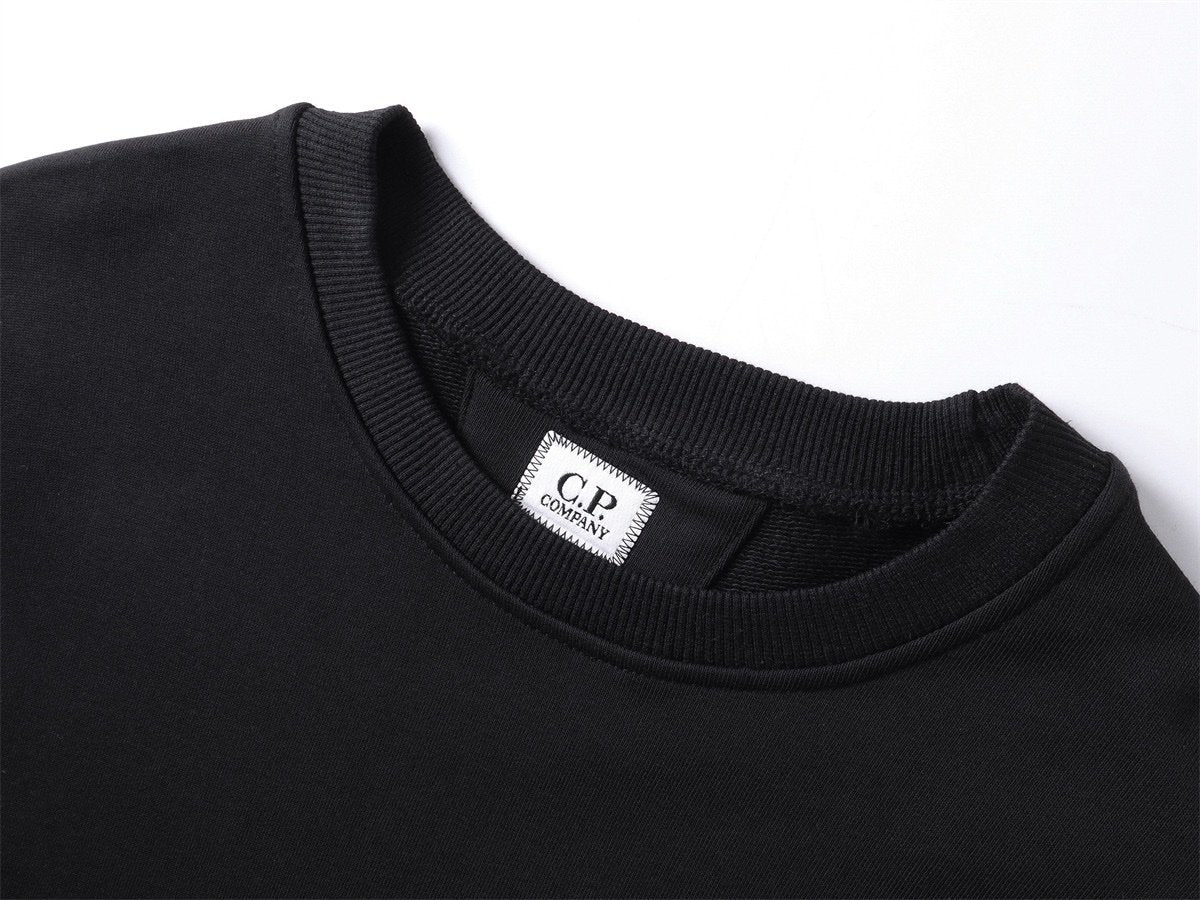 C.P. Company Sweater Basic Fleece In Black