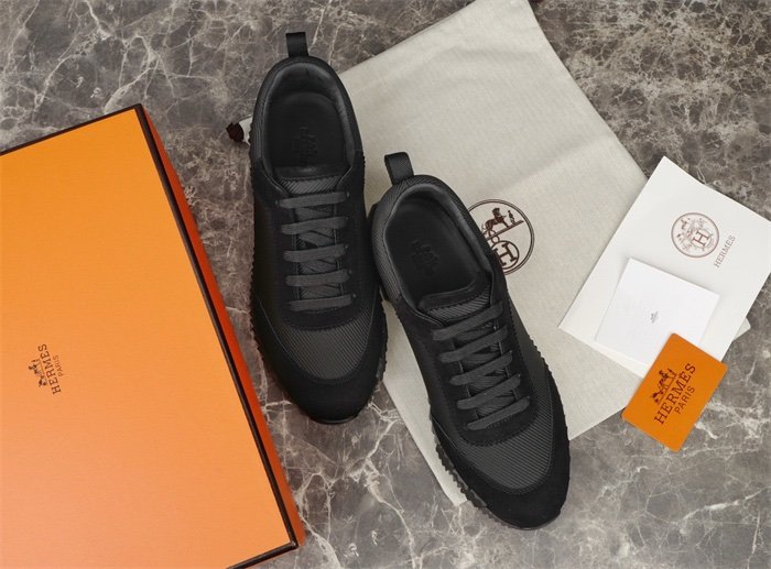 Hermes Bouncing Sneaker Full Black