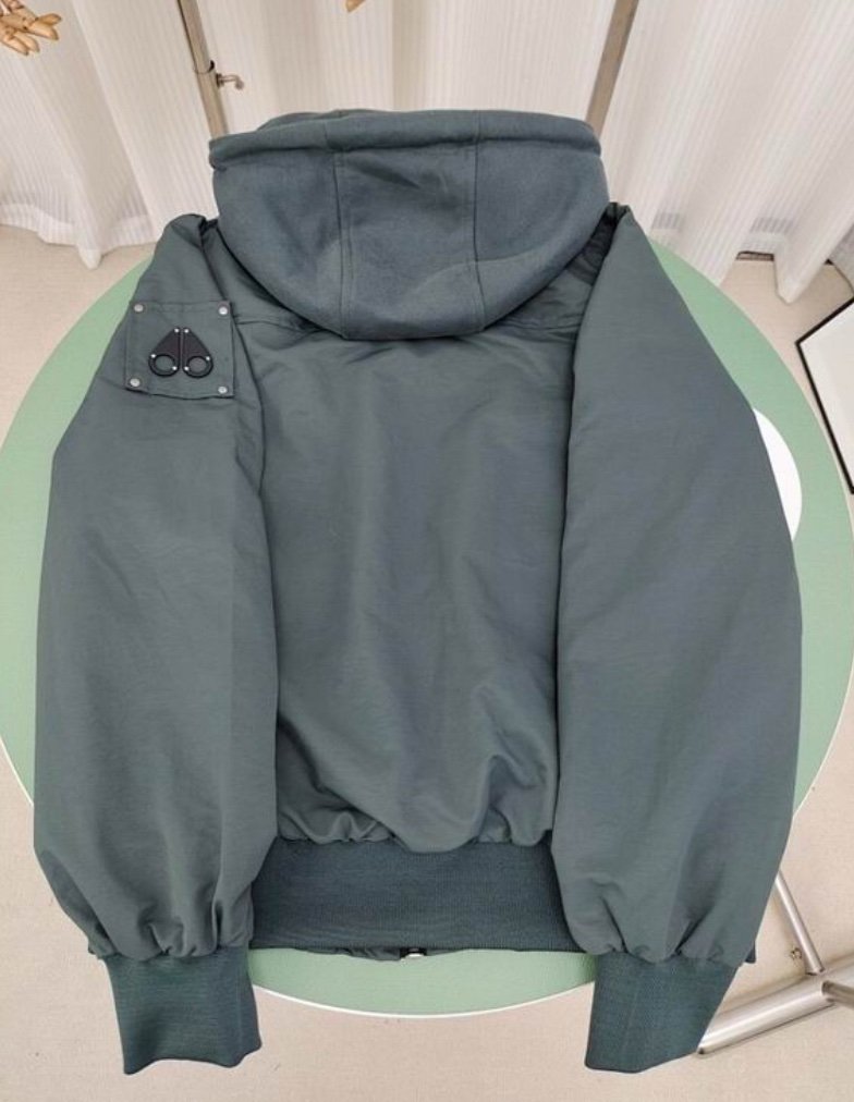 Moose Knuckles Oxley Bomber Jacket In Grey
