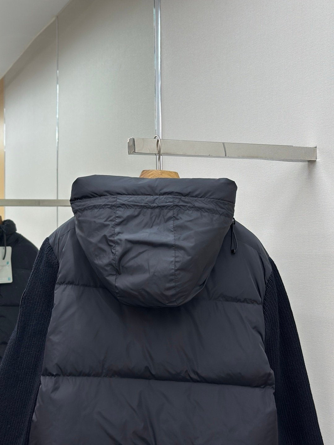 Canada Goose Hybride Grove Knit Hooded Jacket In Black