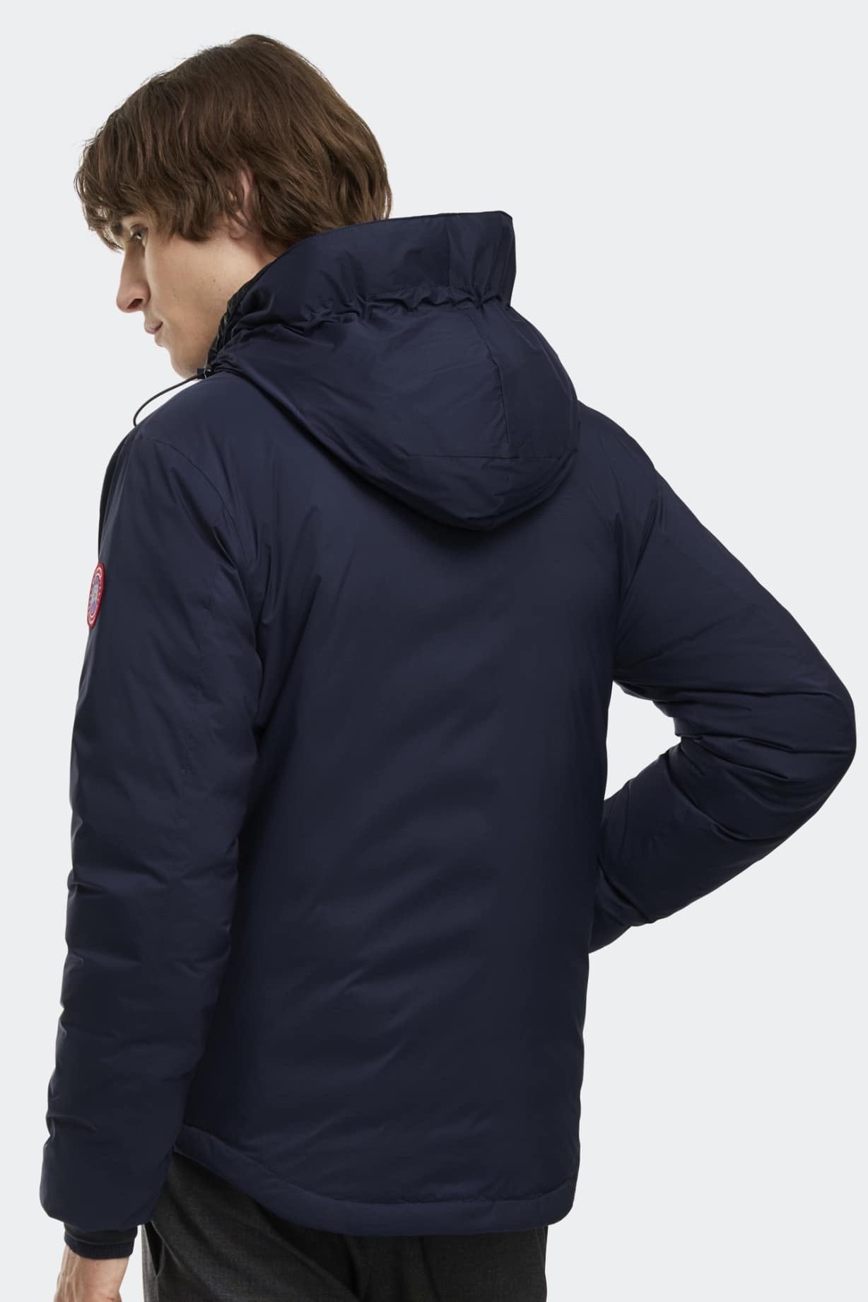 Canada Goose Lodge Hoody Jacket In Navy Blue