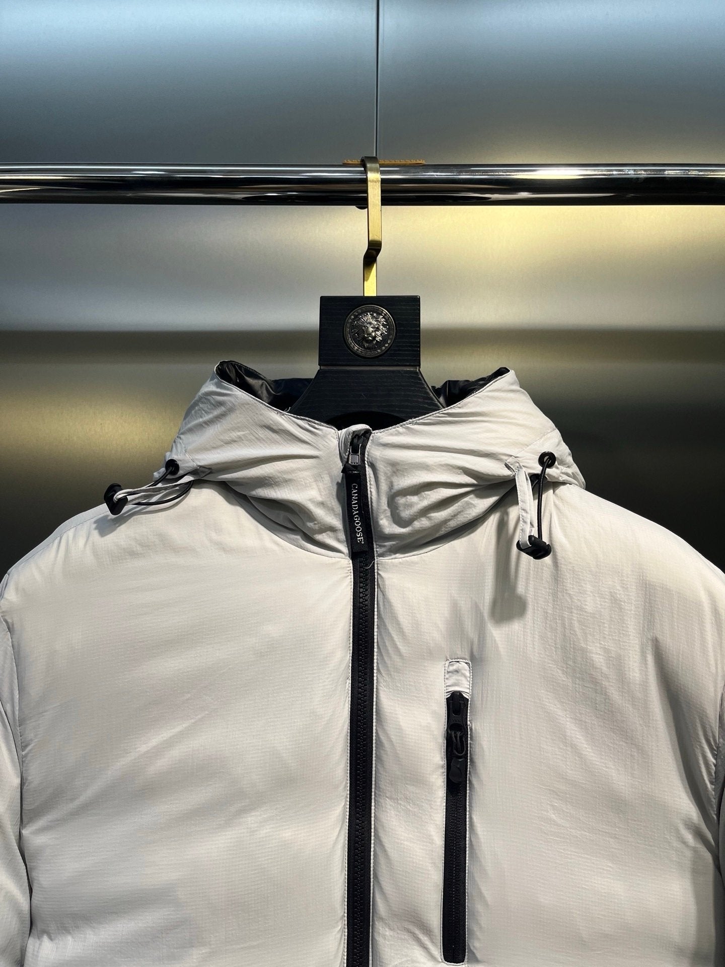 Canada Goose Lodge Hoody Jacket In White