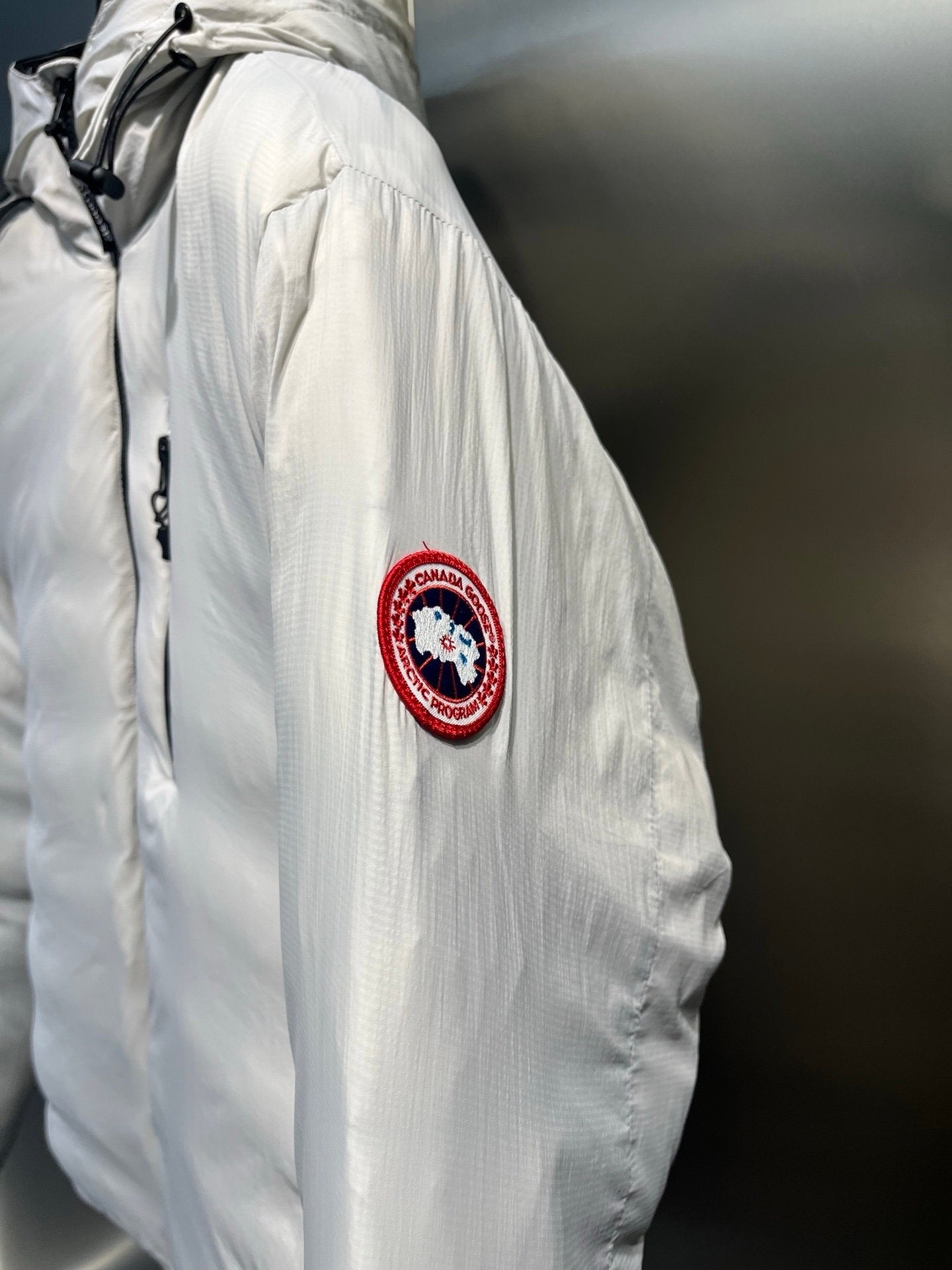 Canada Goose Lodge Hoody Jacket In White
