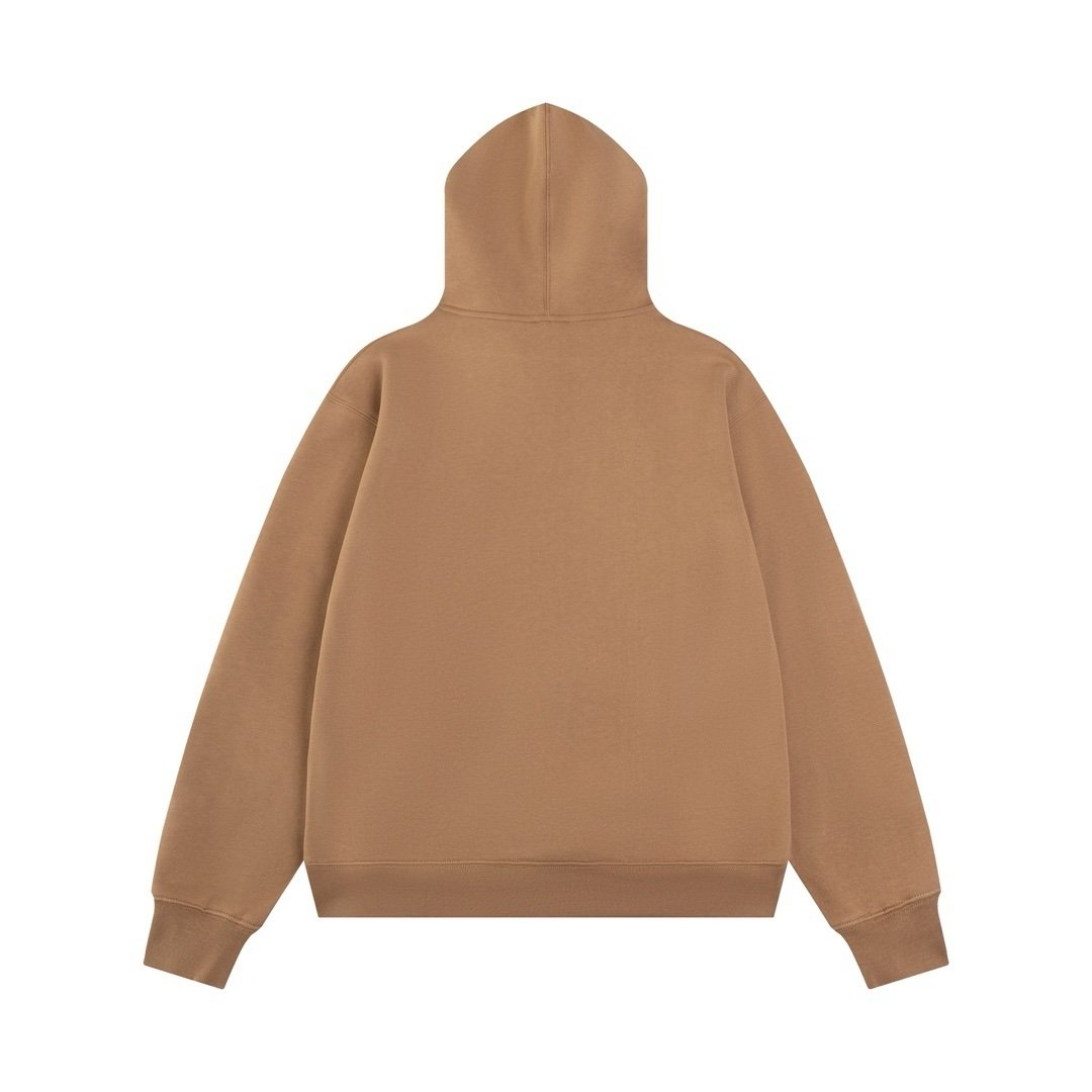 Dior CD Icon Hooded Sweatshirt In Brown