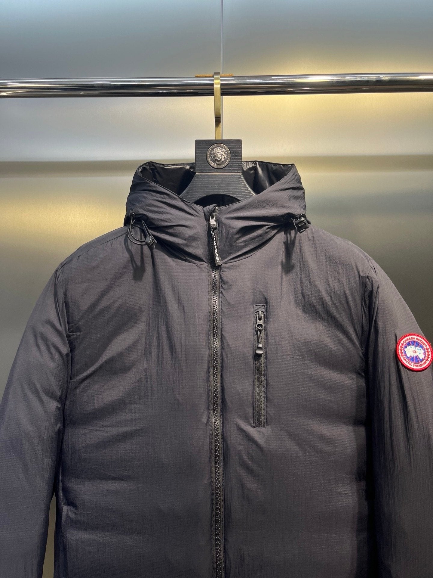 Canada Goose Lodge Hoody Jacket In Black