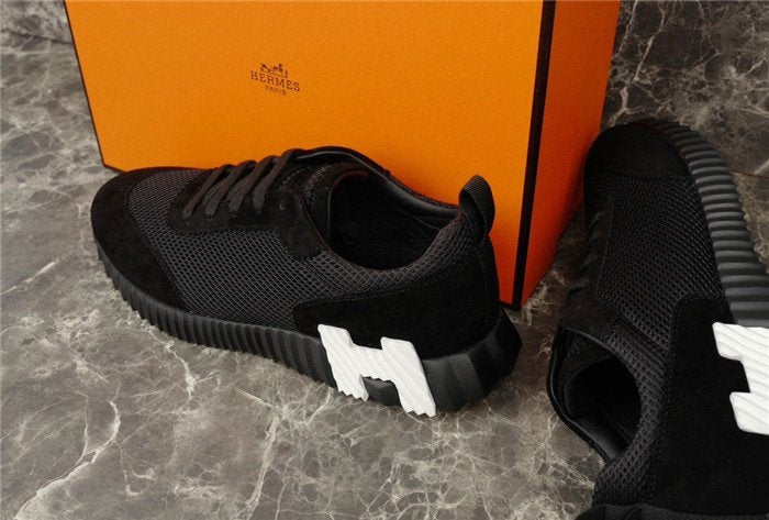 Hermes Bouncing Sneaker Black White H