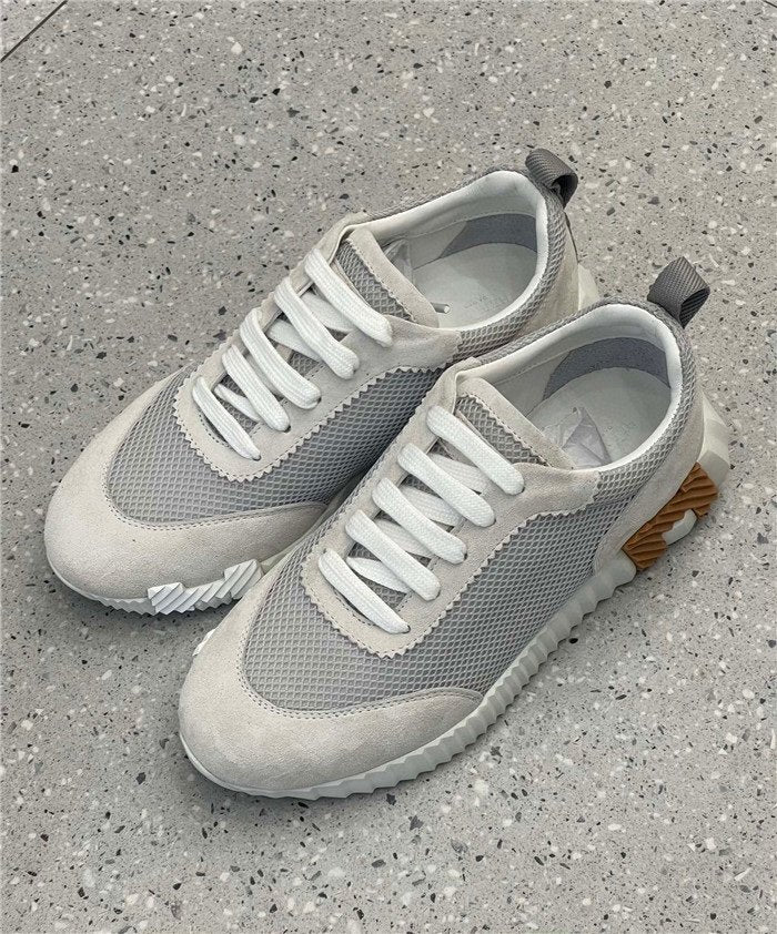 Hermes Bouncing Sneaker White Brown H