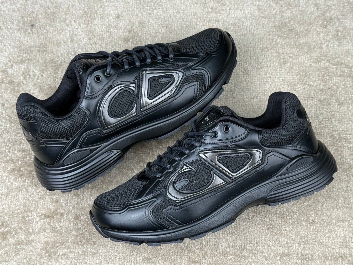 Dior B30 Patent Black Leather