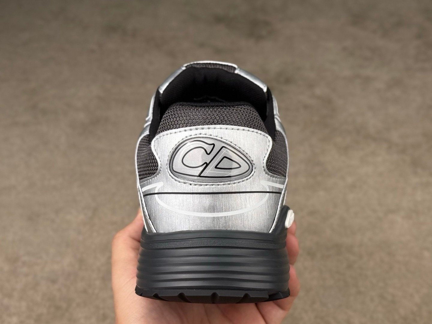 Dior B30 Reflective Dark Grey/Grey Patent