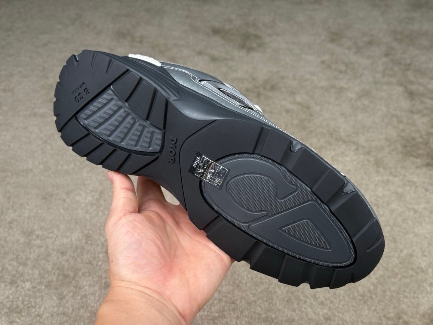 Dior B30 Reflective Dark Grey/Grey Patent