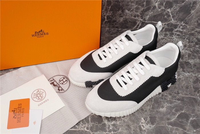 Hermes Bouncing Sneaker White/Black