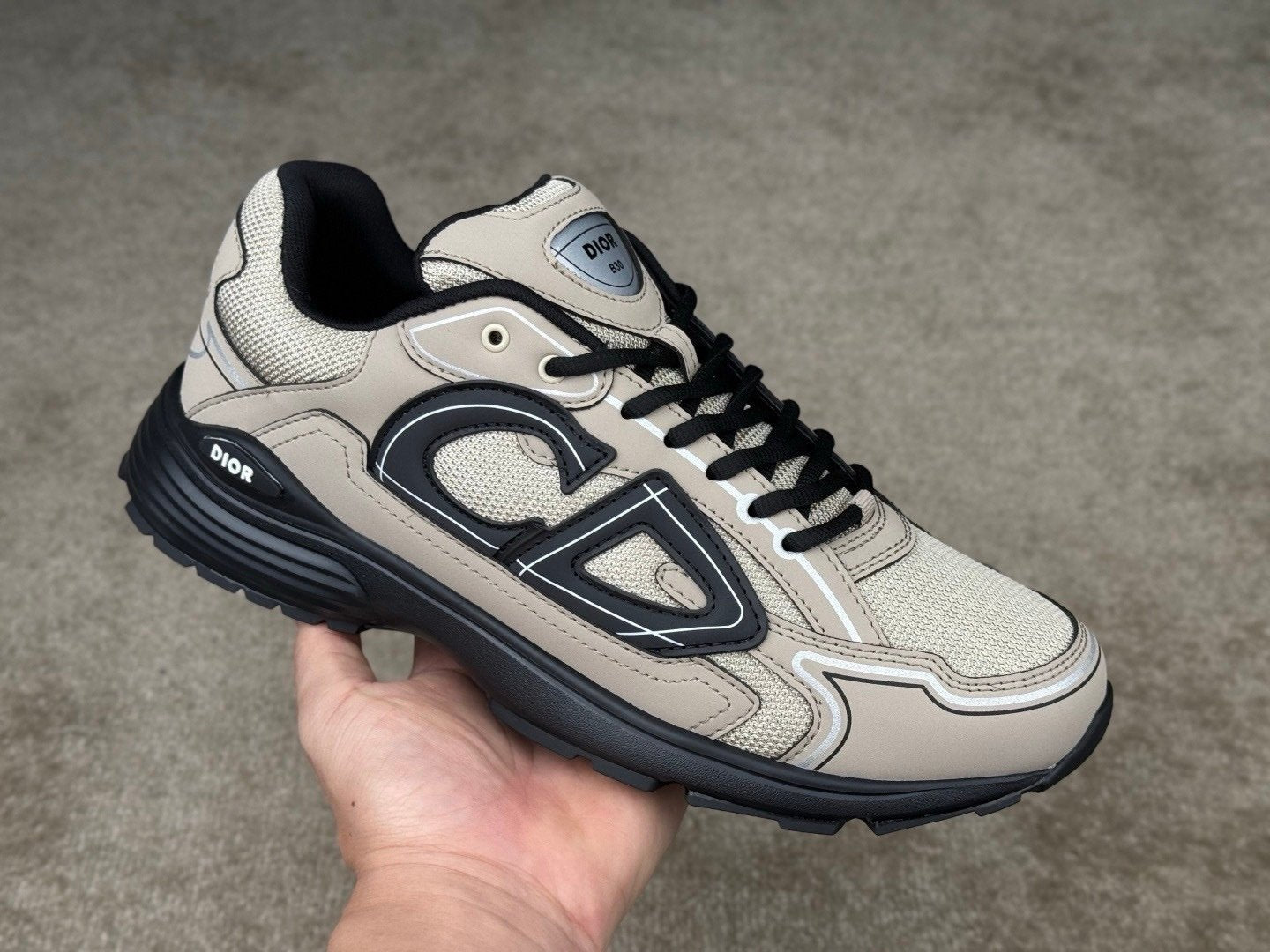 Dior B30 Reflective Beige/Black