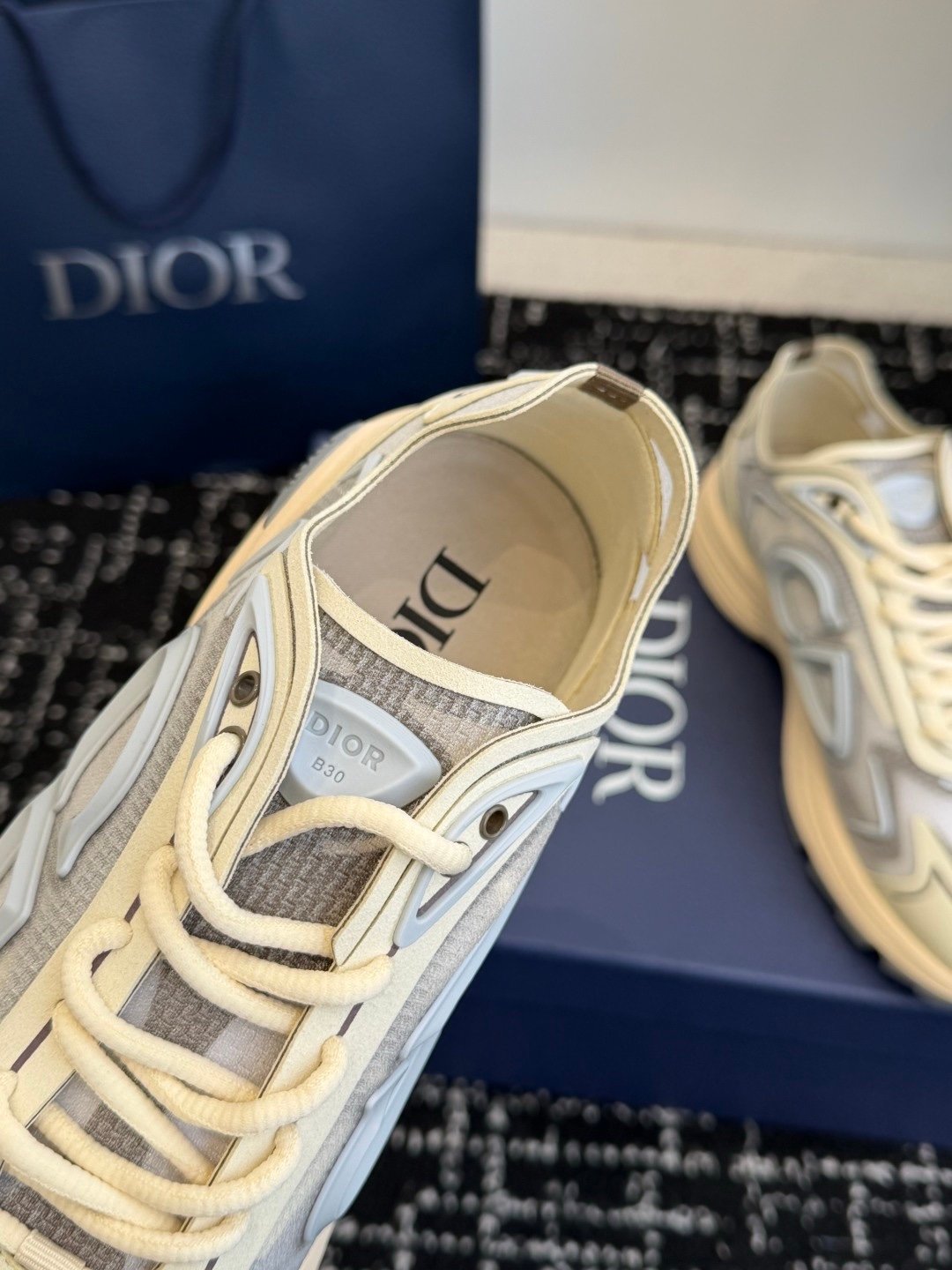 Dior B30 Countdown Tech Beige Semi Transparant