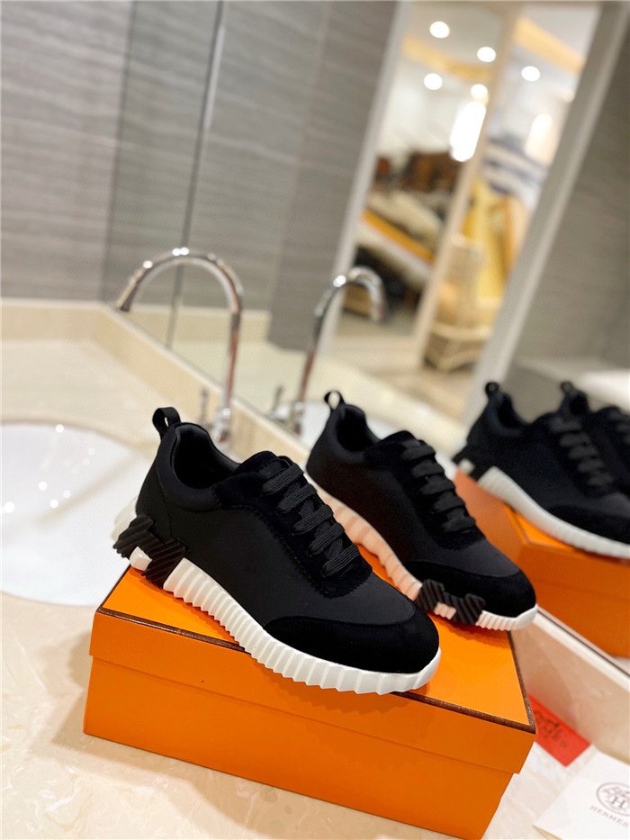 Hermes Bouncing Sneaker Black-White