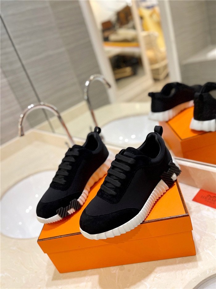 Hermes Bouncing Sneaker Black-White