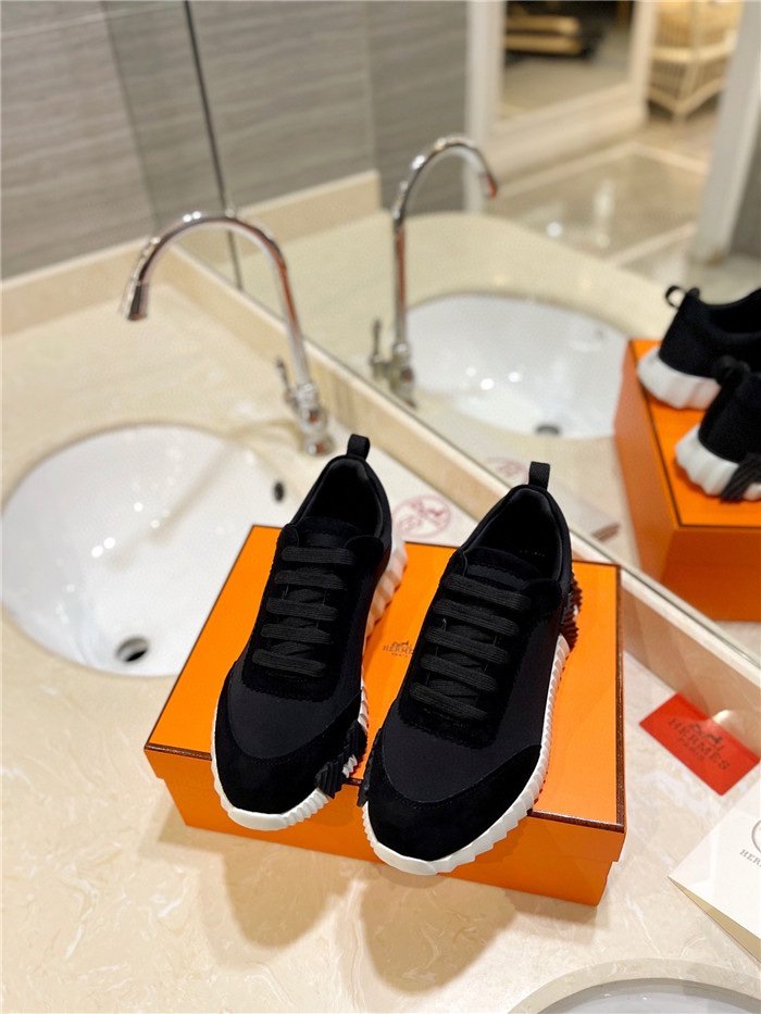 Hermes Bouncing Sneaker Black-White