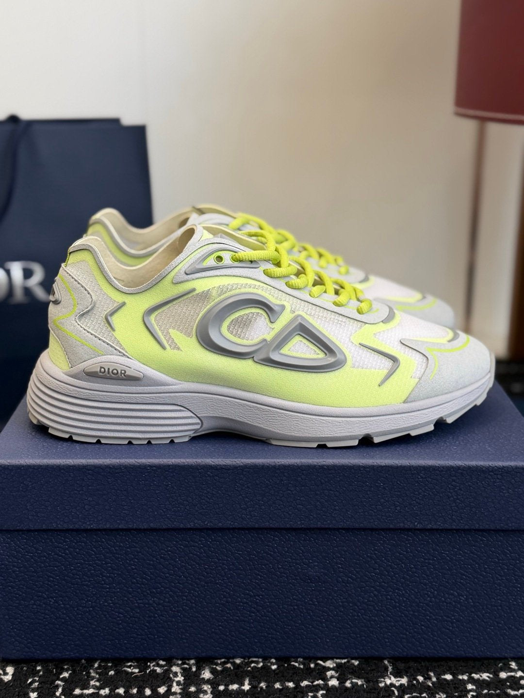 Dior B30 Countdown Tech Yellow/White Semi Transparant