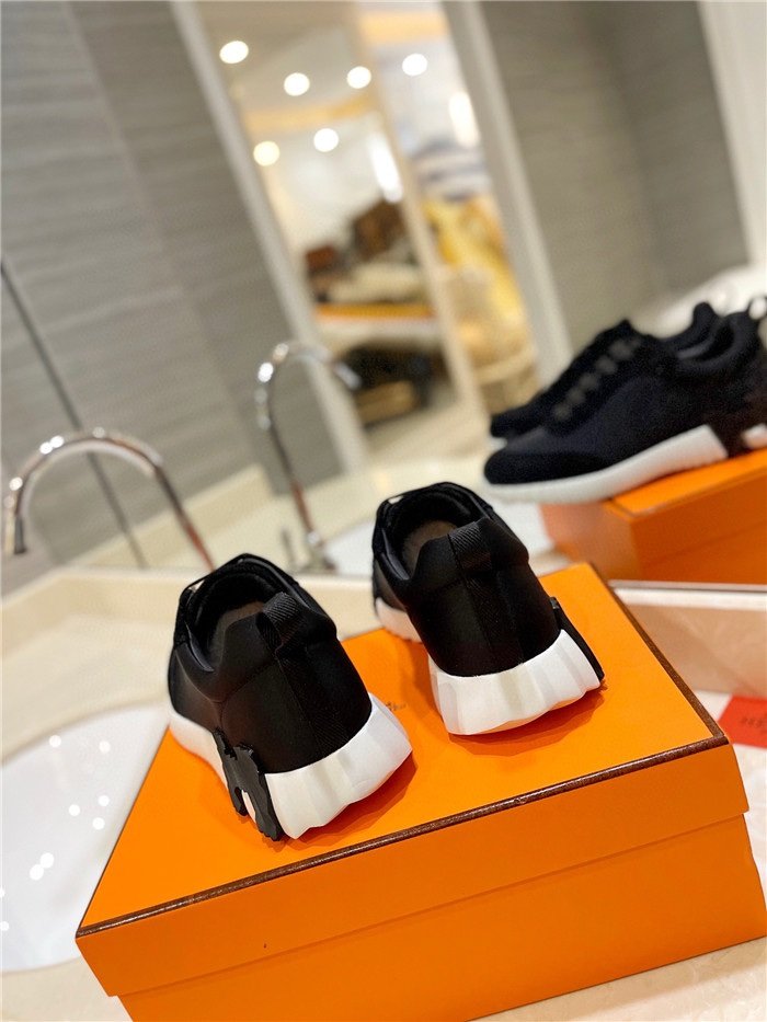Hermes Bouncing Sneaker Black-White