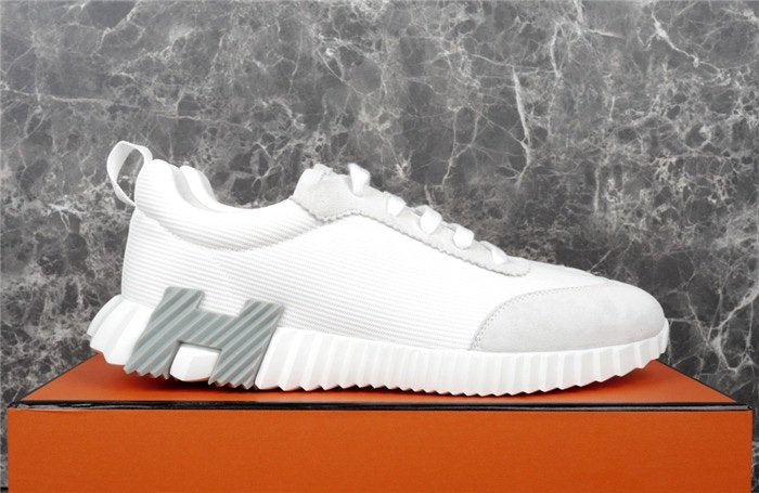 Hermes Bouncing Sneaker White Grey