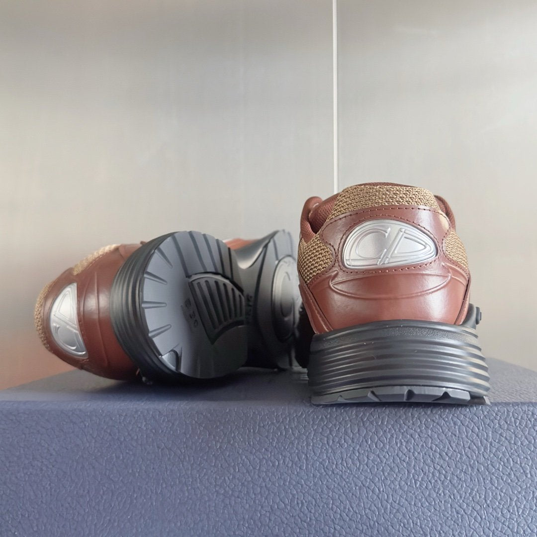 Dior B30 Reflective Brown Leather