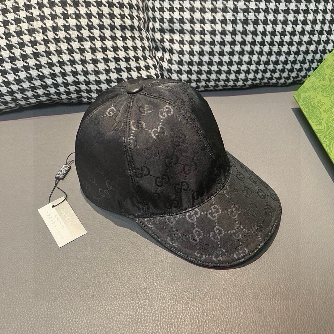 Gucci GG Ripstop Baseball Cap In Black