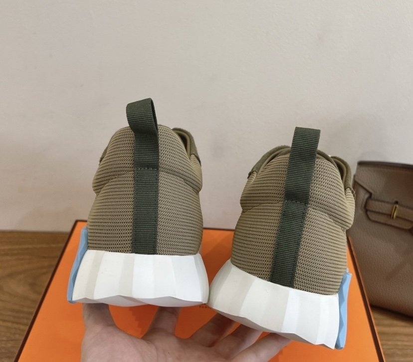 Hermes Bouncing Sneaker Green Blue