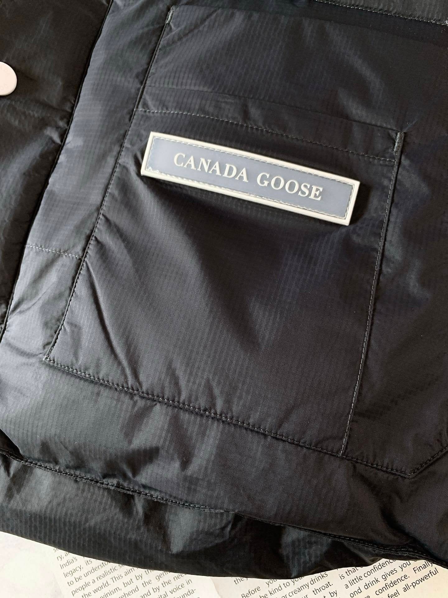 Canada Goose Black Down Northern Light Freestyle Bodywarmer