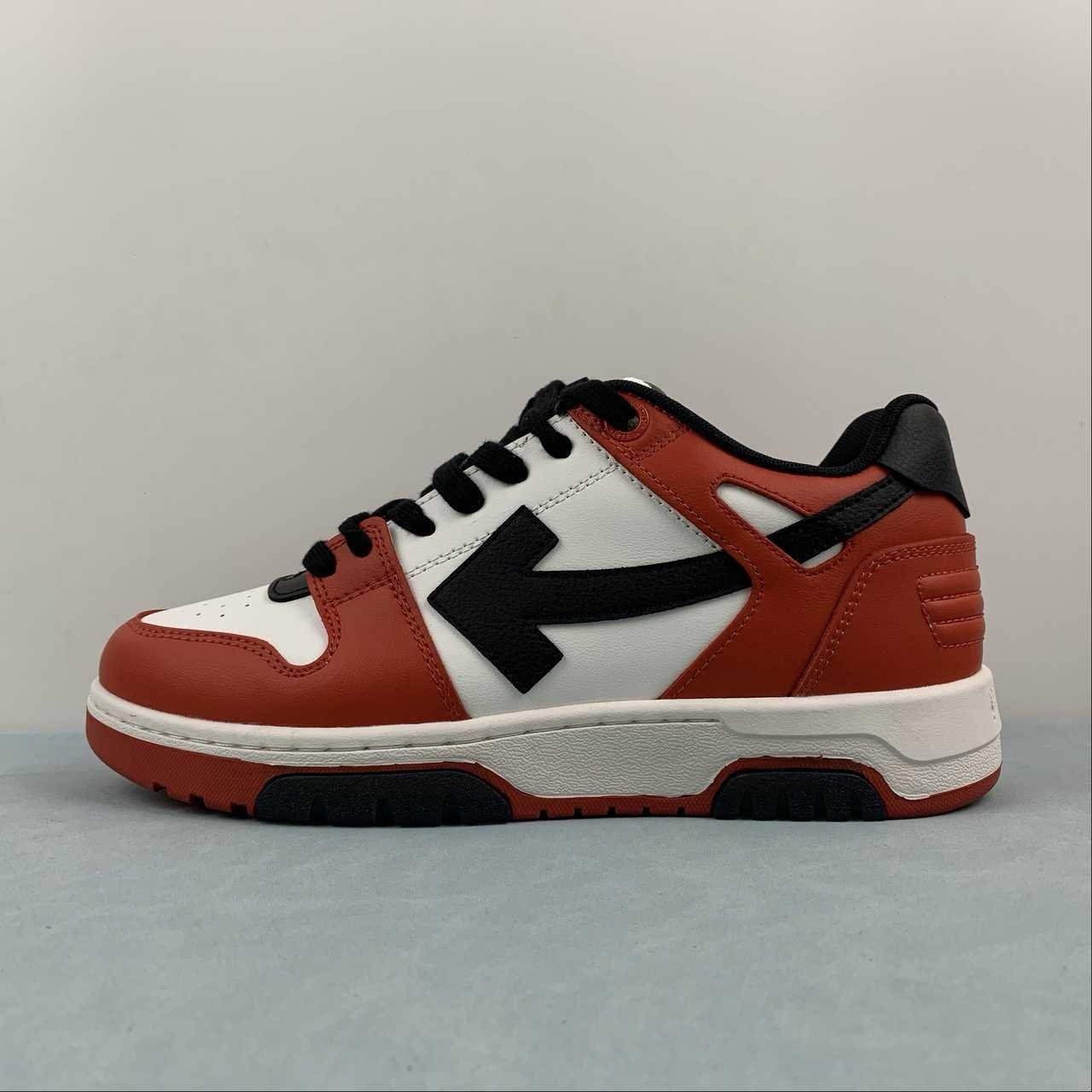 Off-White Out Of Office Low Top Red/White Black