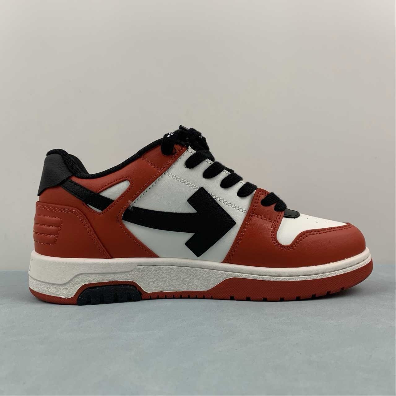 Off-White Out Of Office Low Top Red/White Black