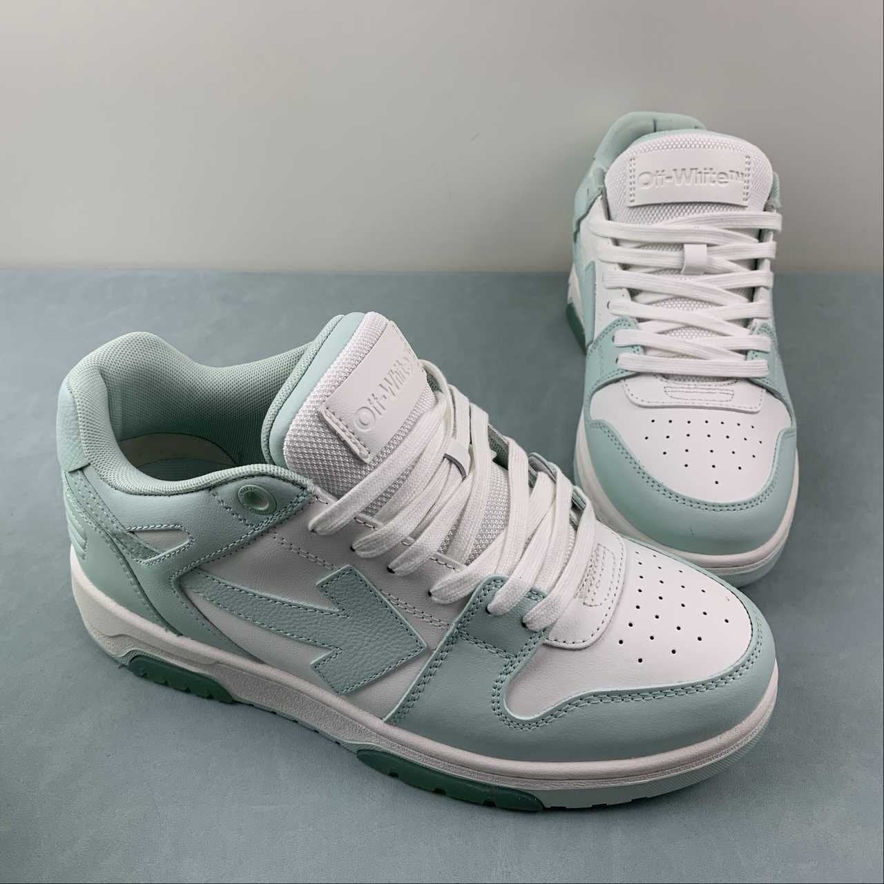 Off-White Out Of Office Low Top Mint Green