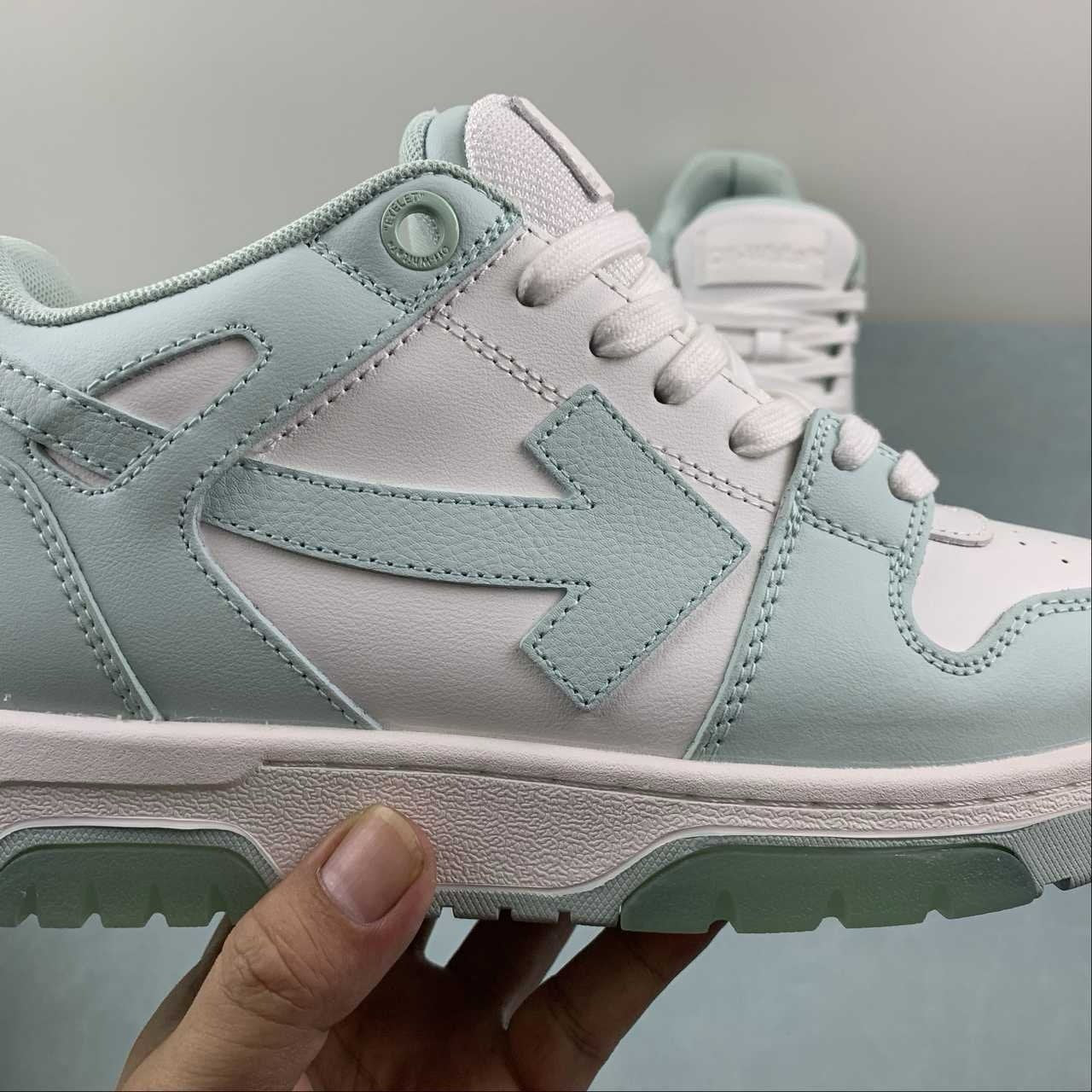 Off-White Out Of Office Low Top Mint Green