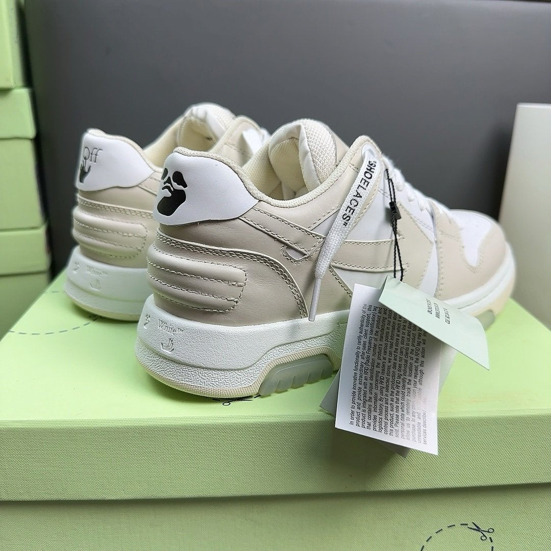 Off-White Out Of Office Low Top In Beige