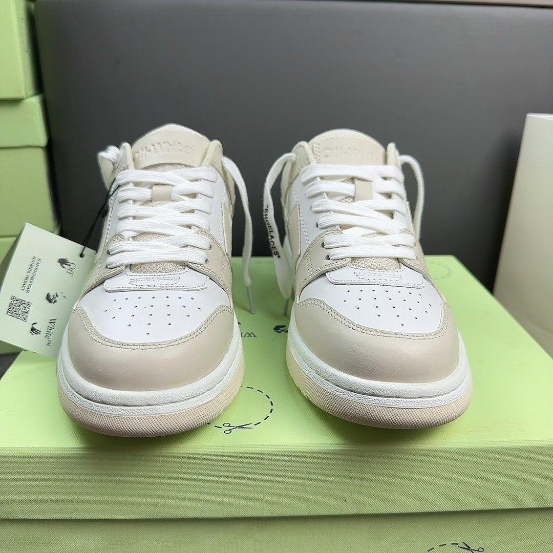 Off-White Out Of Office Low Top In Beige