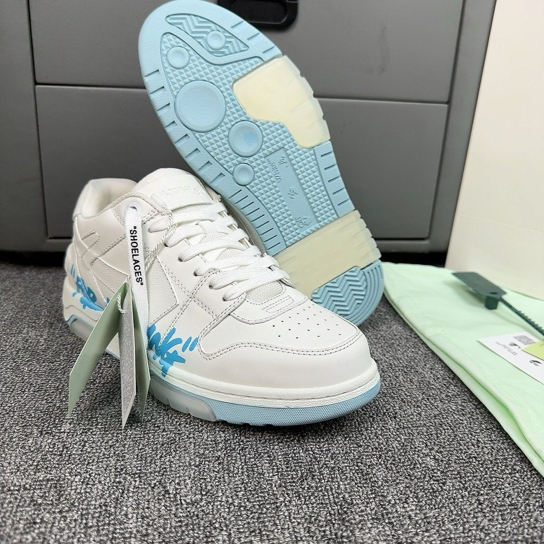 Off-White Out Of Office Low Top White/Light Blue