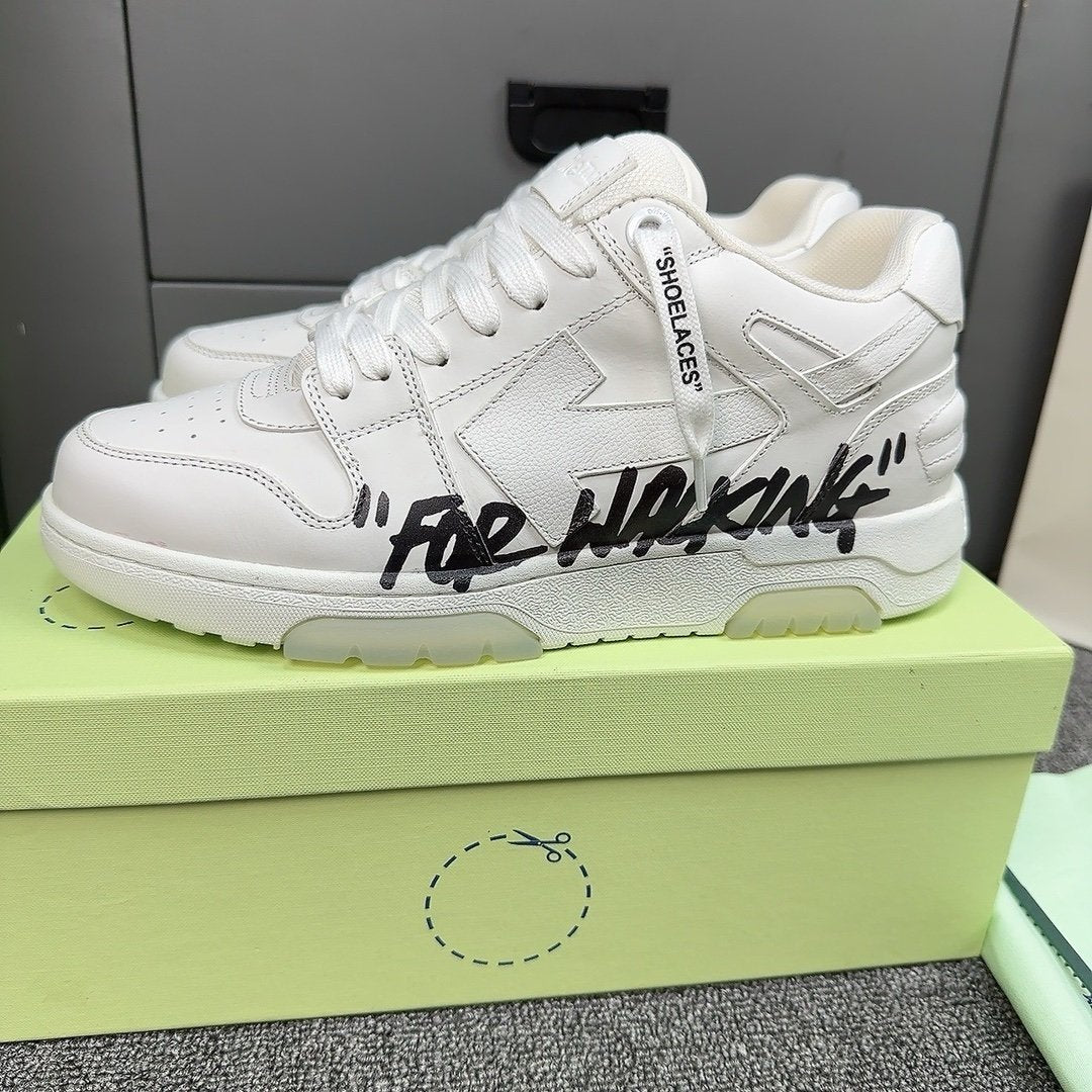 Off-White Out Of Office Low Top White/Black Air Walking