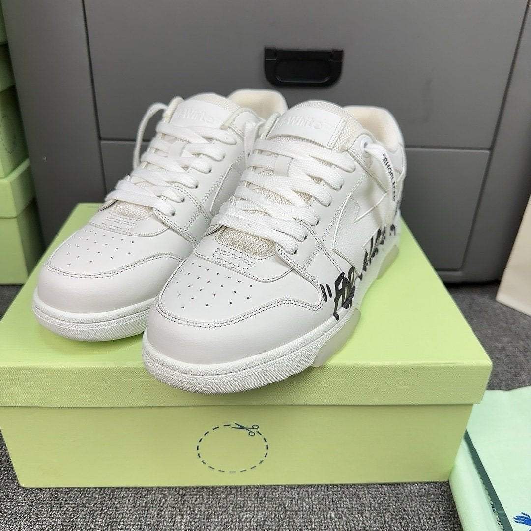 Off-White Out Of Office Low Top White/Black Air Walking