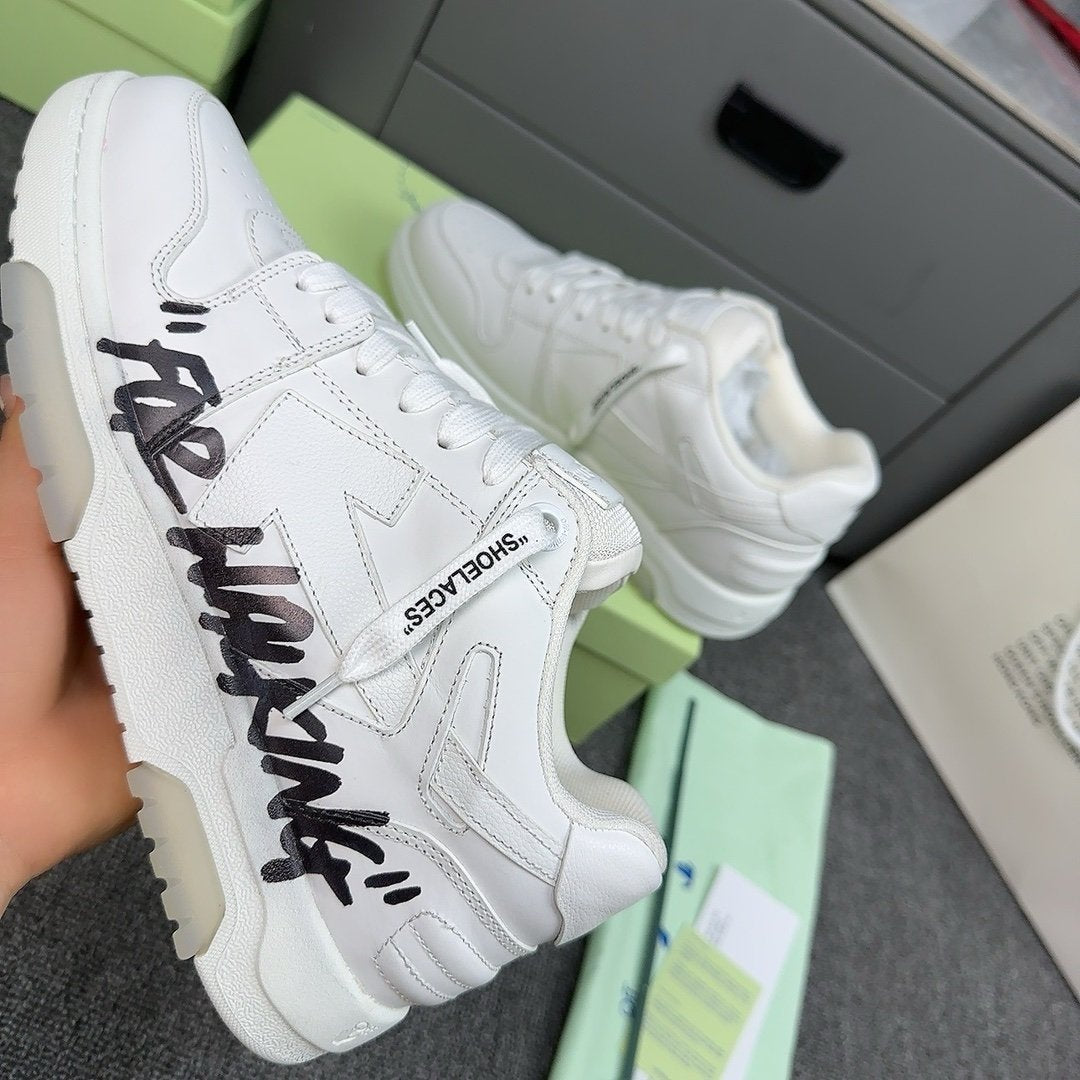 Off-White Out Of Office Low Top White/Black Air Walking