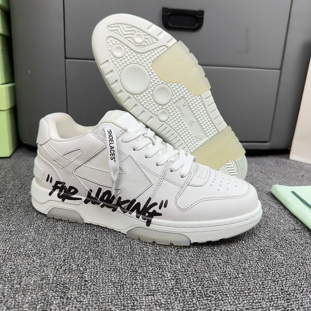 Off-White Out Of Office Low Top White/Black Air Walking