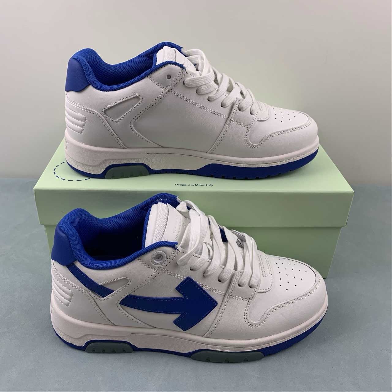 Off-White Out Of Office Low Top White/Royal Blue