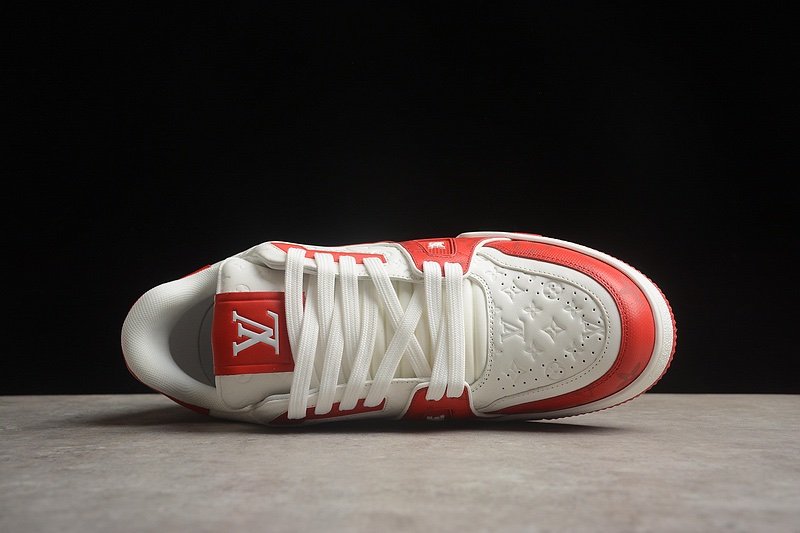 Louis Vuitton Trainer #54 Signature Red White