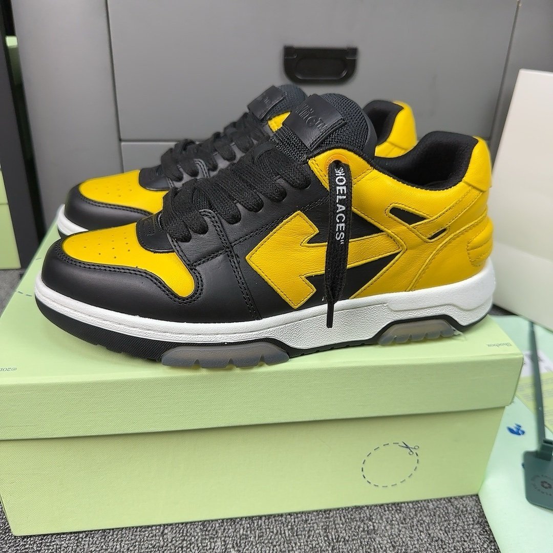 Off-White Out Of Office Low Top Yellow/Black
