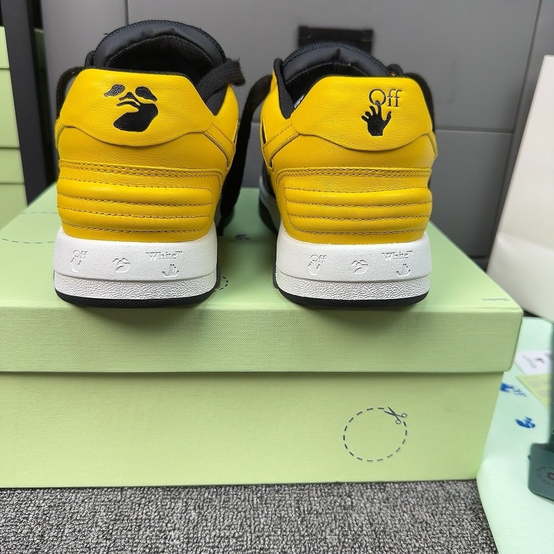 Off-White Out Of Office Low Top Yellow/Black