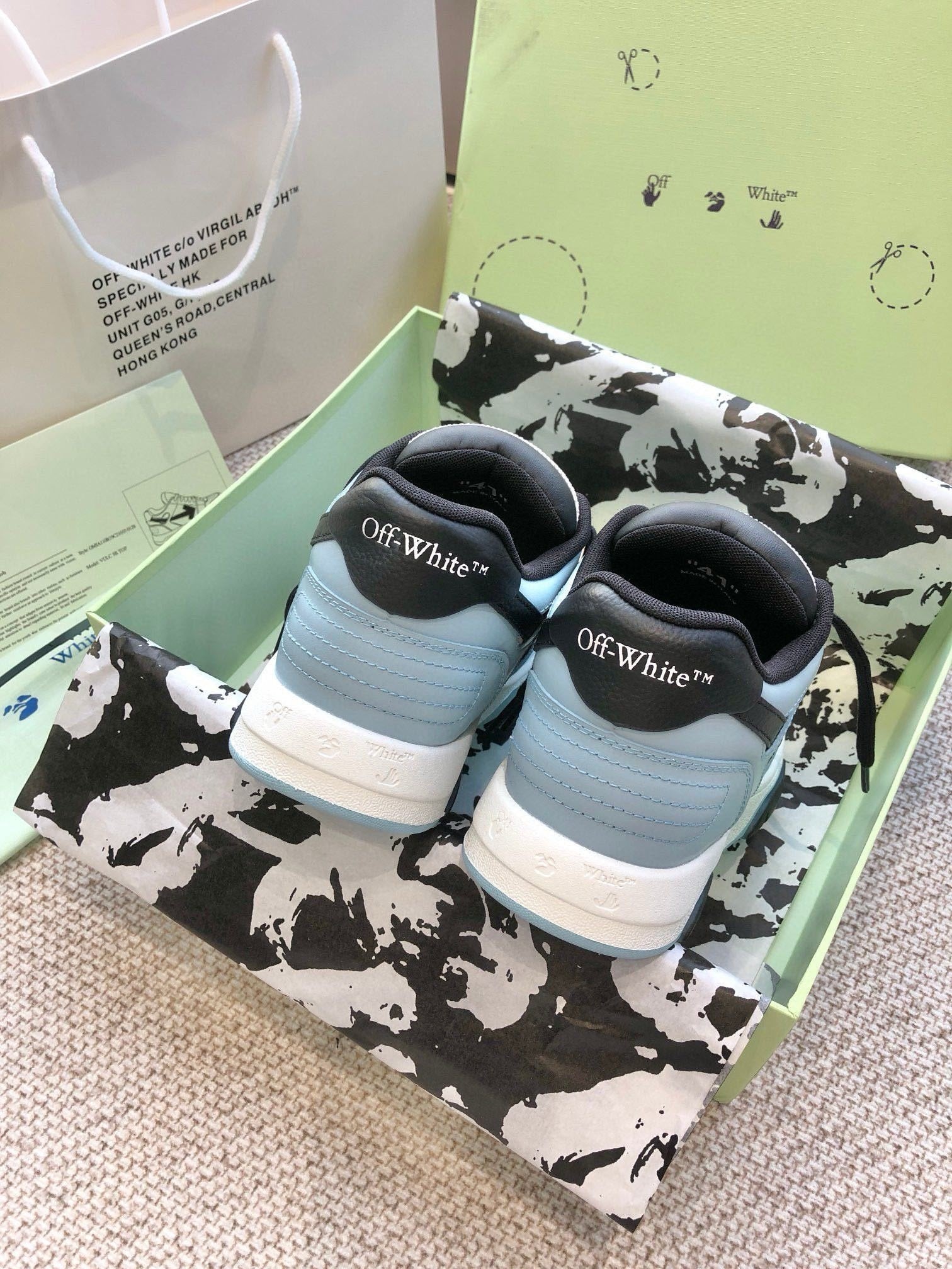 Off-White Out Of Office Low Top Blue/Black White