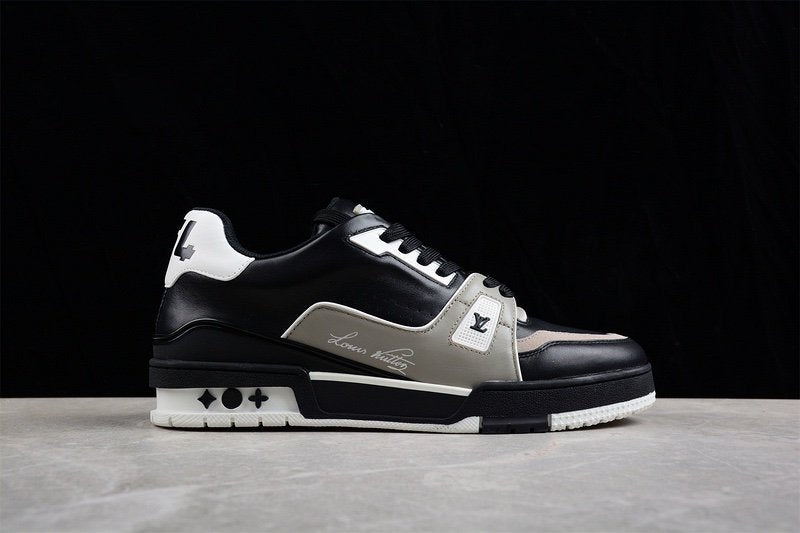 Louis Vuitton Trainer Black Grey White