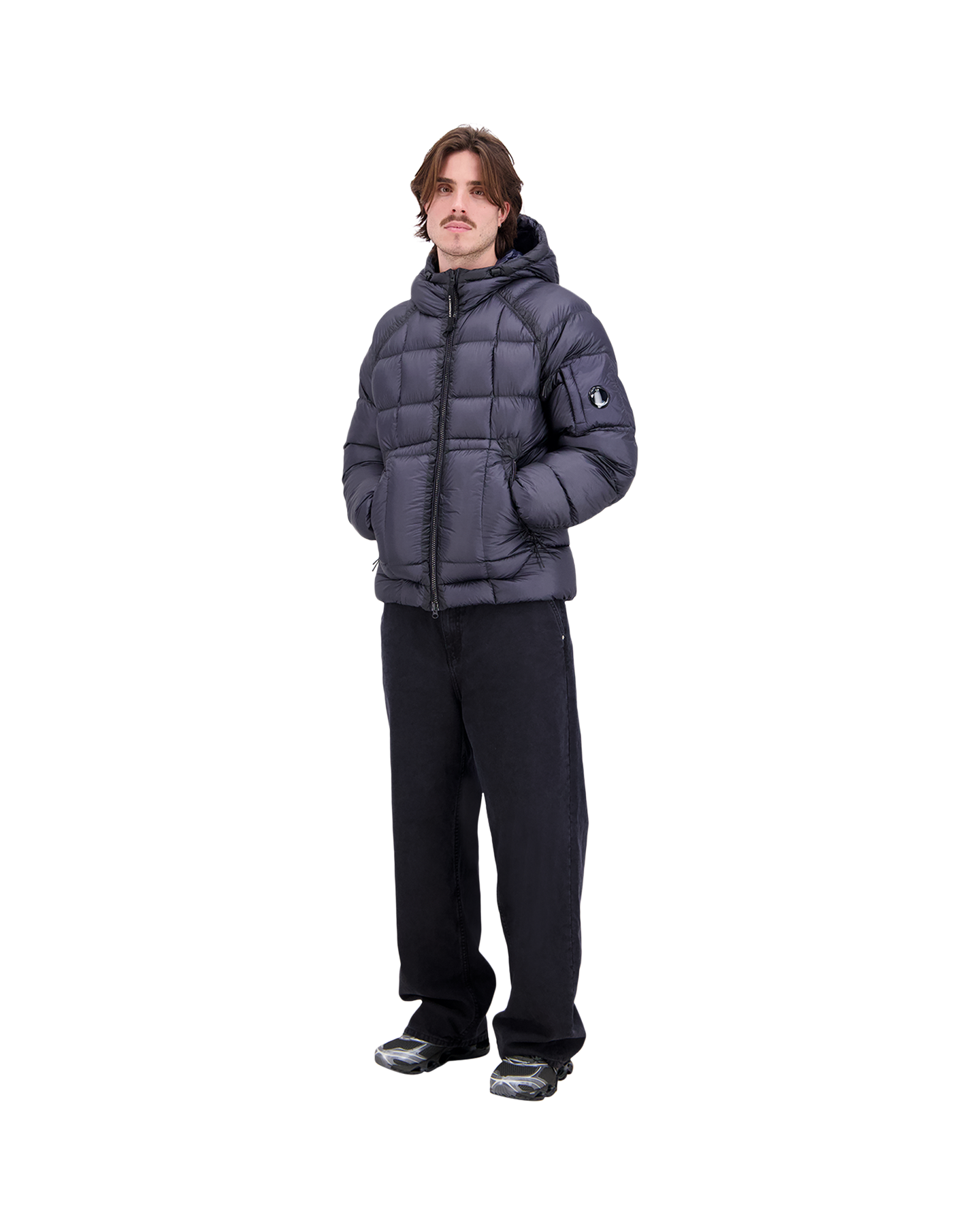 CP Company DD Shell Down Jacket Navy Blue