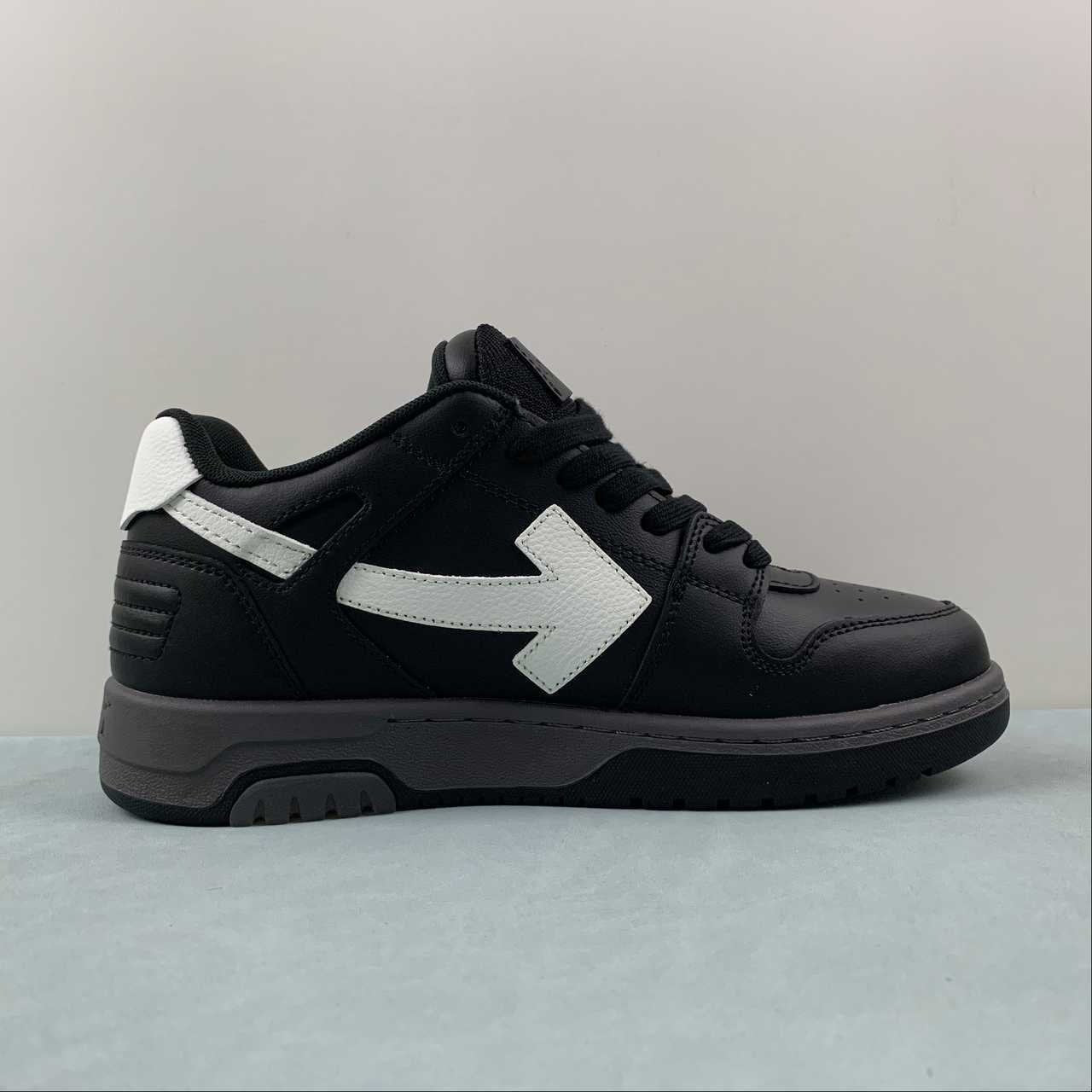 Off-White Out Of Office Low Top Black On Black White