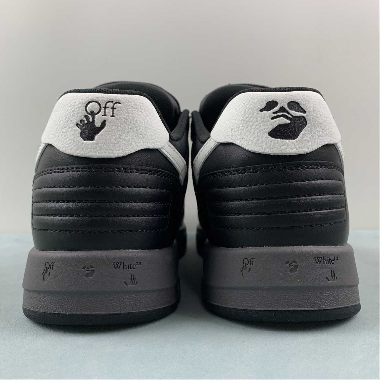Off-White Out Of Office Low Top Black On Black White