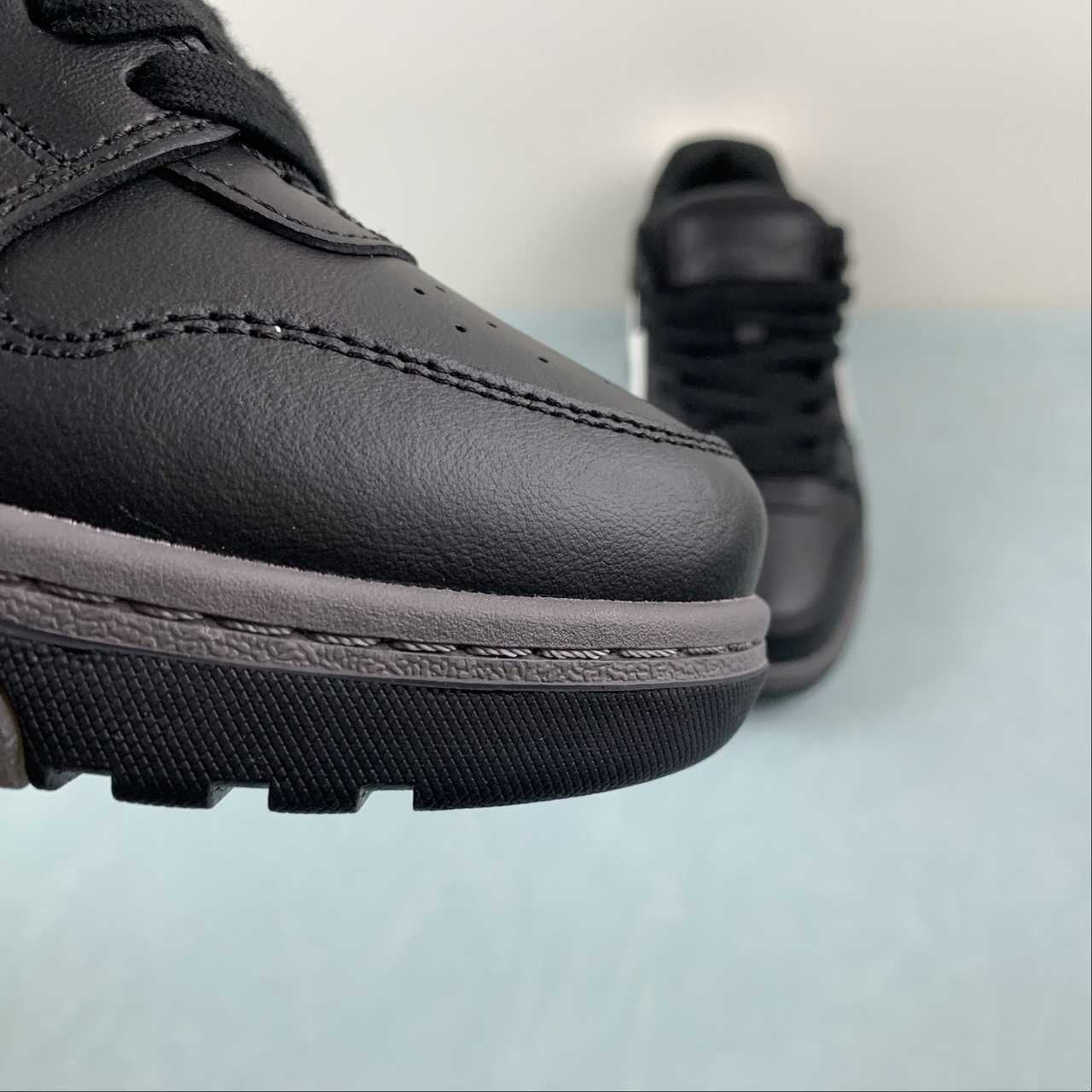 Off-White Out Of Office Low Top Black On Black White