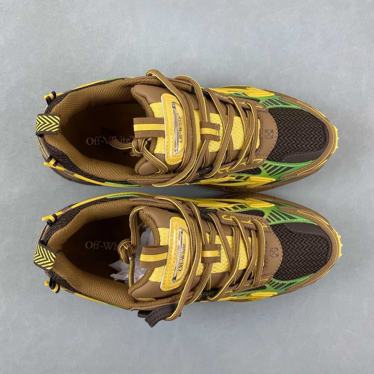 Off-White Be Right Back Brown Yellow